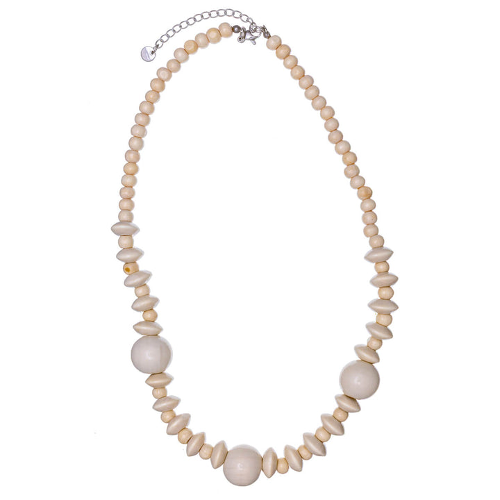 Pärlhalsband 43cm (Stål 316L)