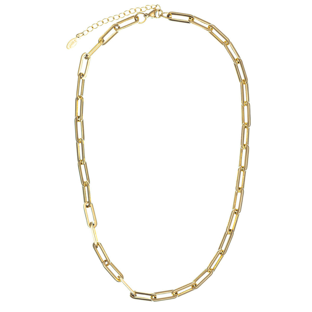 Steel cable necklace 40cm +5cm (Steel 316L)