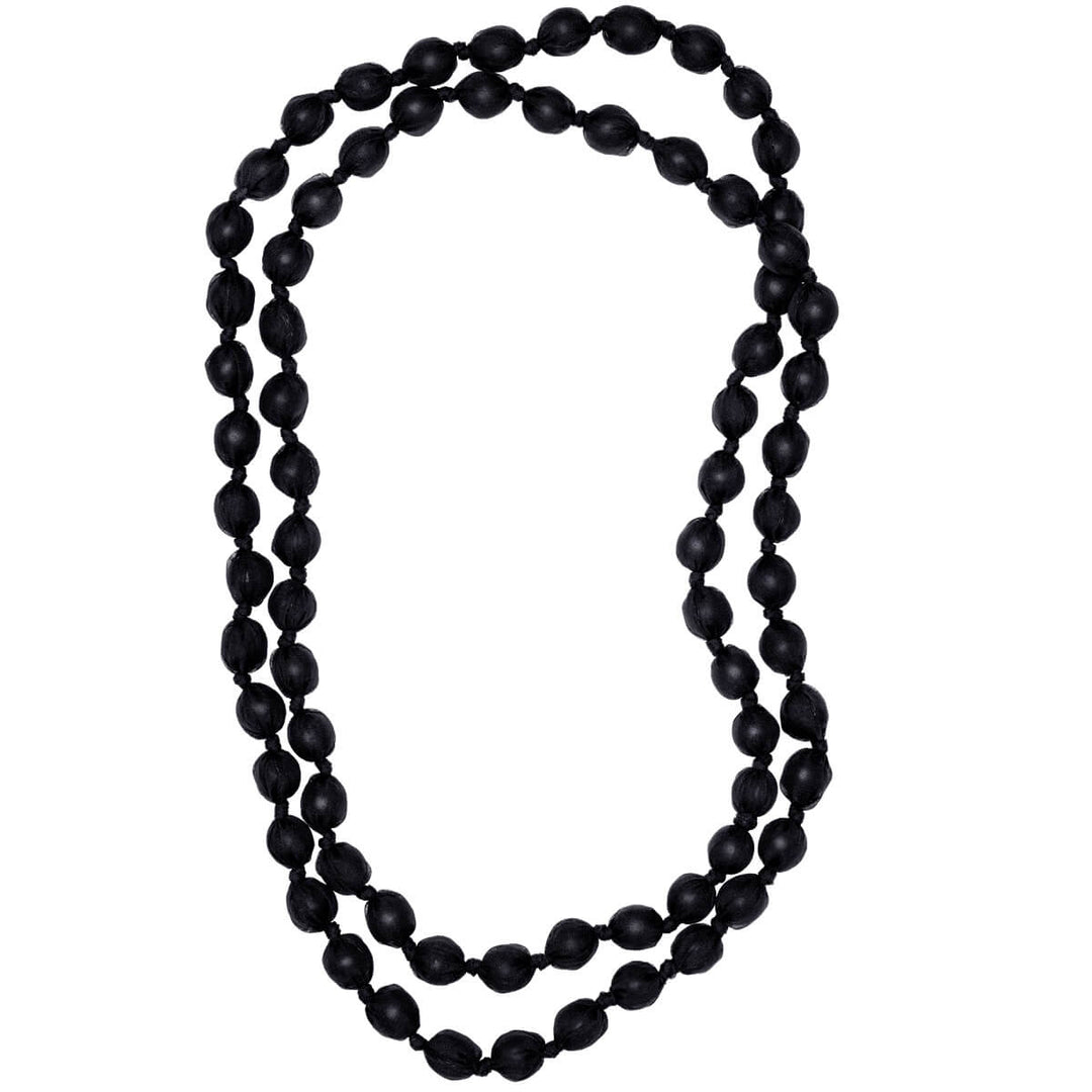 Enfärgade vävda långa halsband, 156 cm