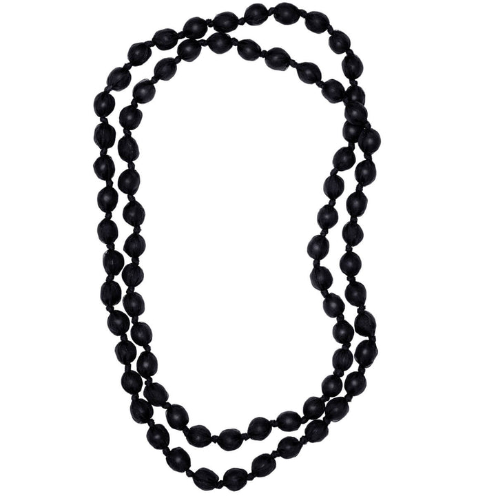 Enfärgade vävda långa halsband, 156 cm