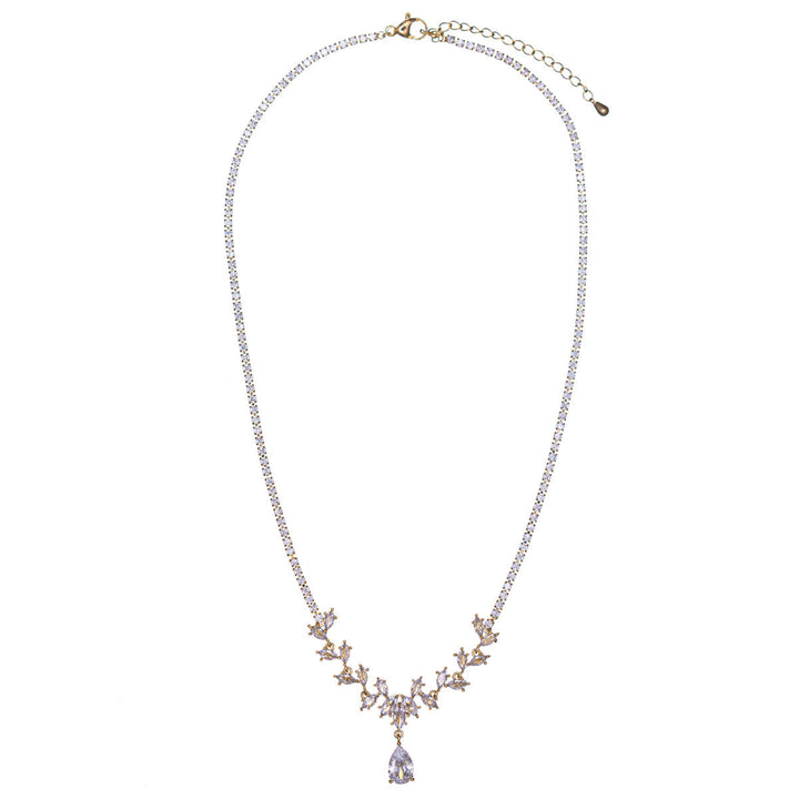 Vinstockliknande halsband i zirkoniumoxid