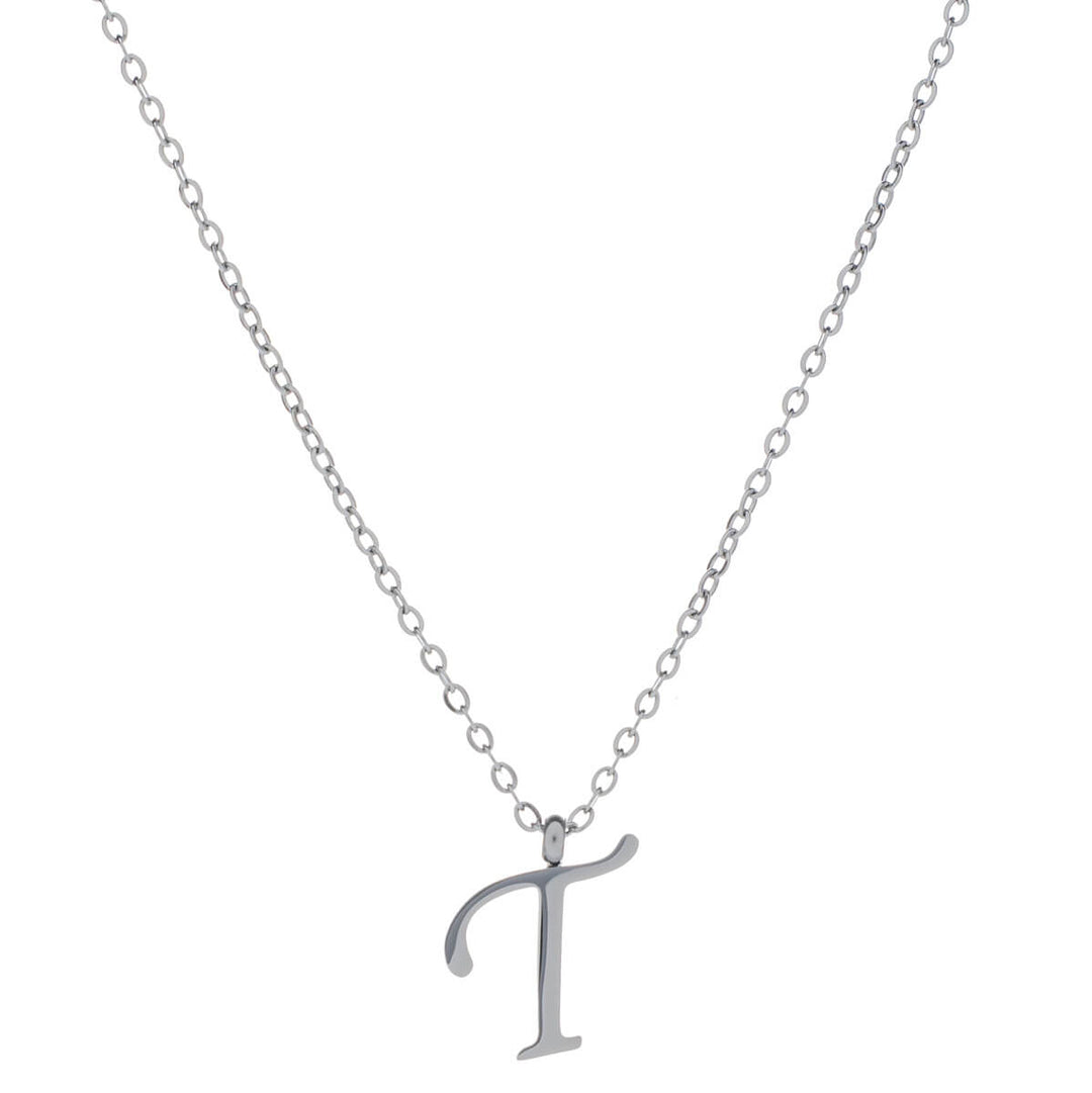 Letter necklace, decorative letter – surgical steel (316L)