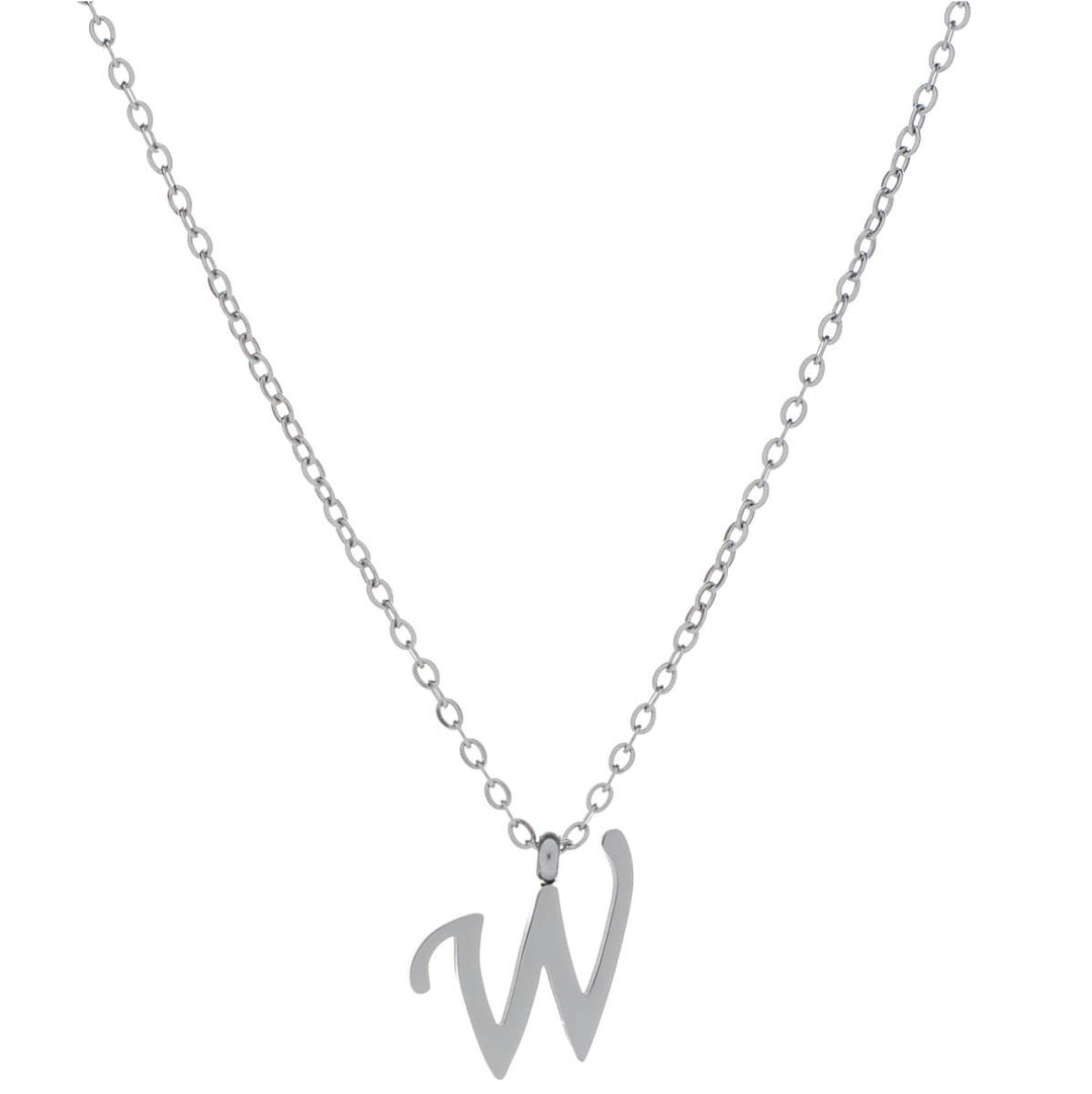 Letter necklace, decorative letter – surgical steel (316L)