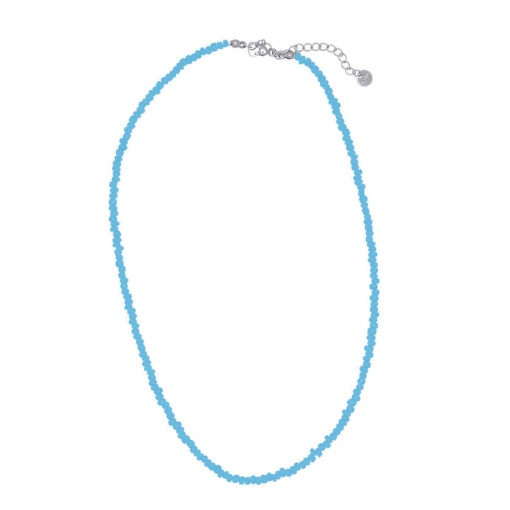 Thin neck beads necklace 40cm +5cm (Steel 316L)