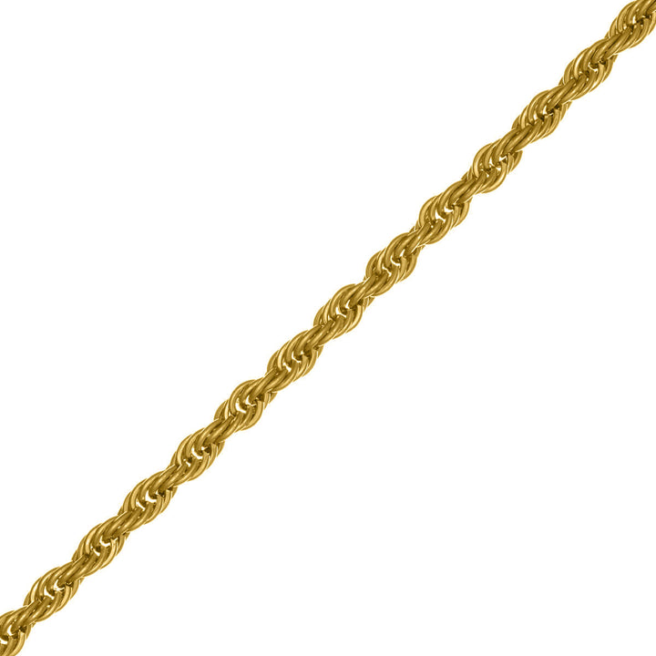 Rope chain steel cordeliaketju necklace 6mm 55cm