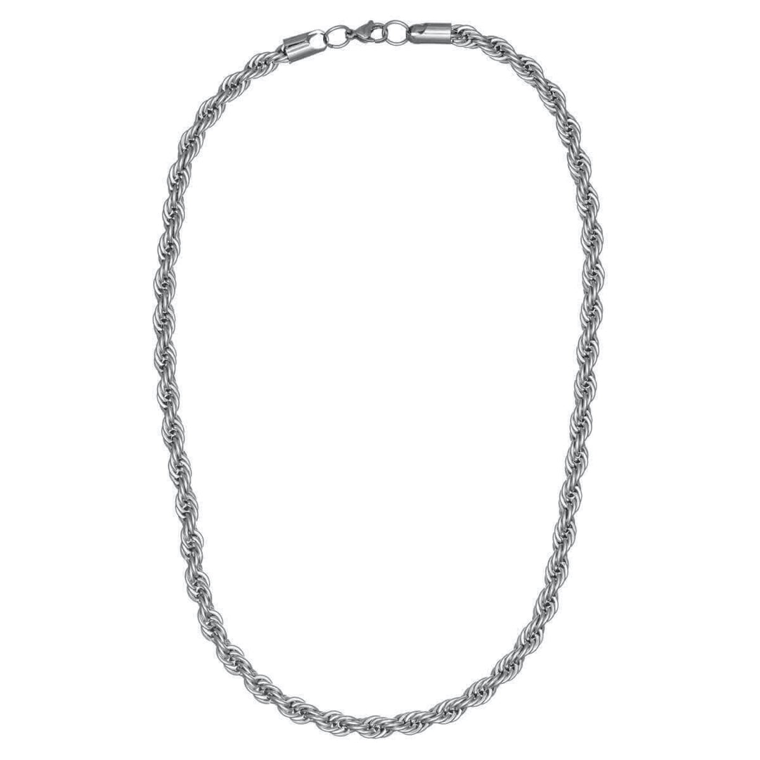 Stål cordelia halsband 8mm 60cm (Stål 316L)