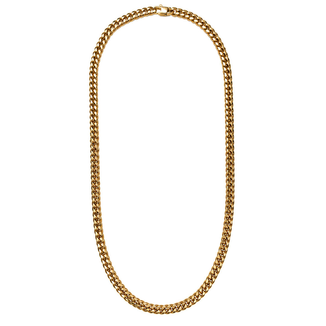 Steel armoured chain necklace 6mm 60cm (Steel 316L)
