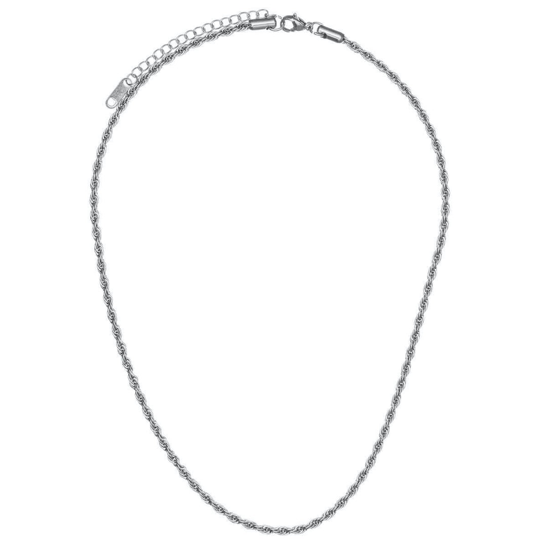Cordelia chain steel necklace 3mm 40cm (Steel 316L)