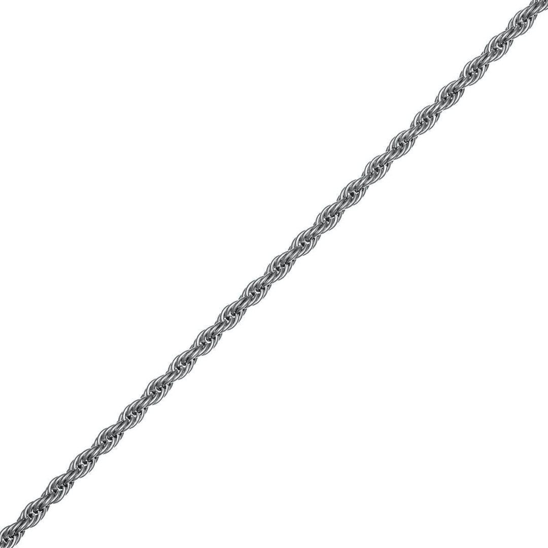 Cordelia chain steel necklace 4mm 40cm (Steel 316L)