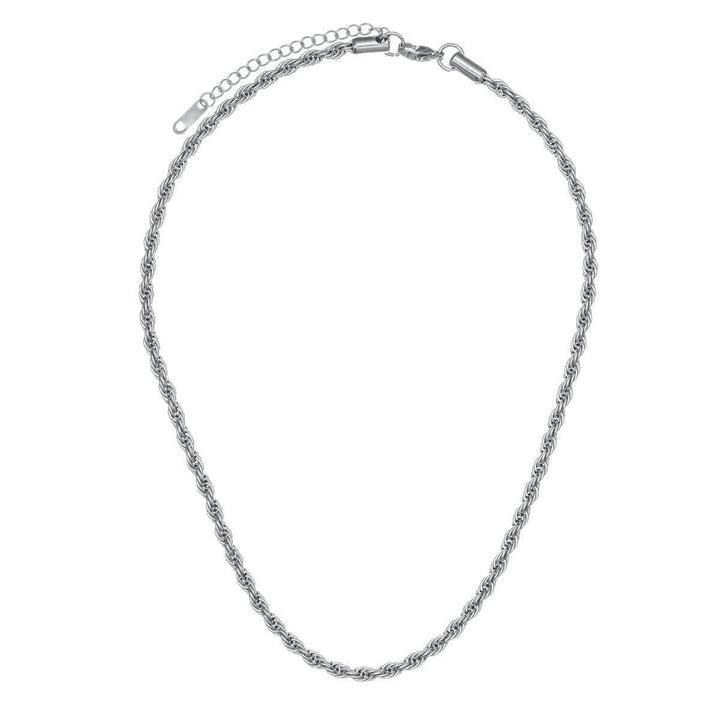 Cordelia chain steel necklace 4mm 40cm (Steel 316L)