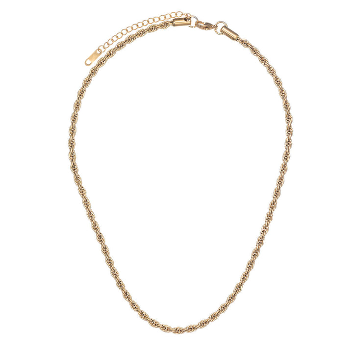 Cordelia chain steel necklace 4mm 40cm (Steel 316L)