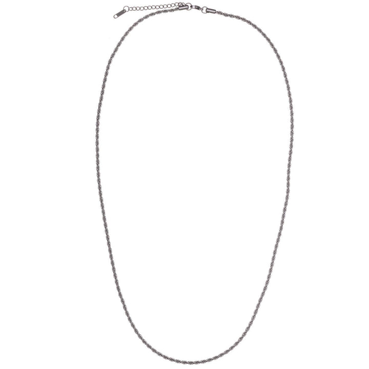 Cordelia chain steel necklace 3mm 70cm (Steel 316L)