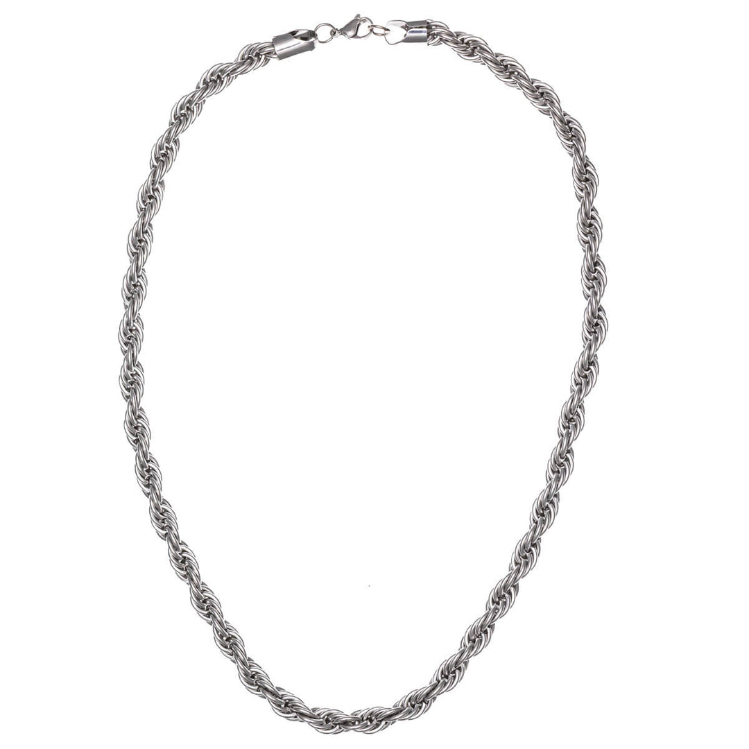 Steel cordelia necklace 10mm 70cm (Steel 316L)