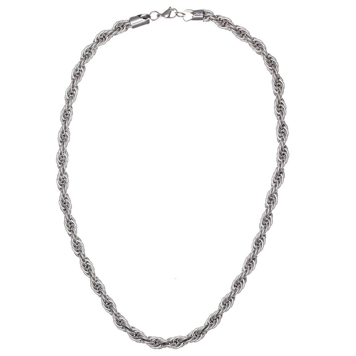 Steel cordelia necklace 10mm 70cm (Steel 316L)