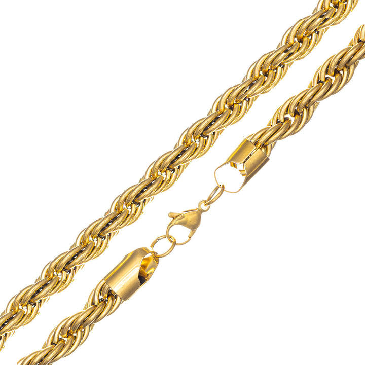 Steel cordelia necklace 10mm 70cm (Steel 316L)