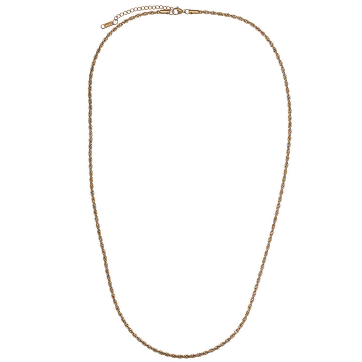 Cordell kedja stål halsband 2mm 70cm +5cm (Stål 316L)