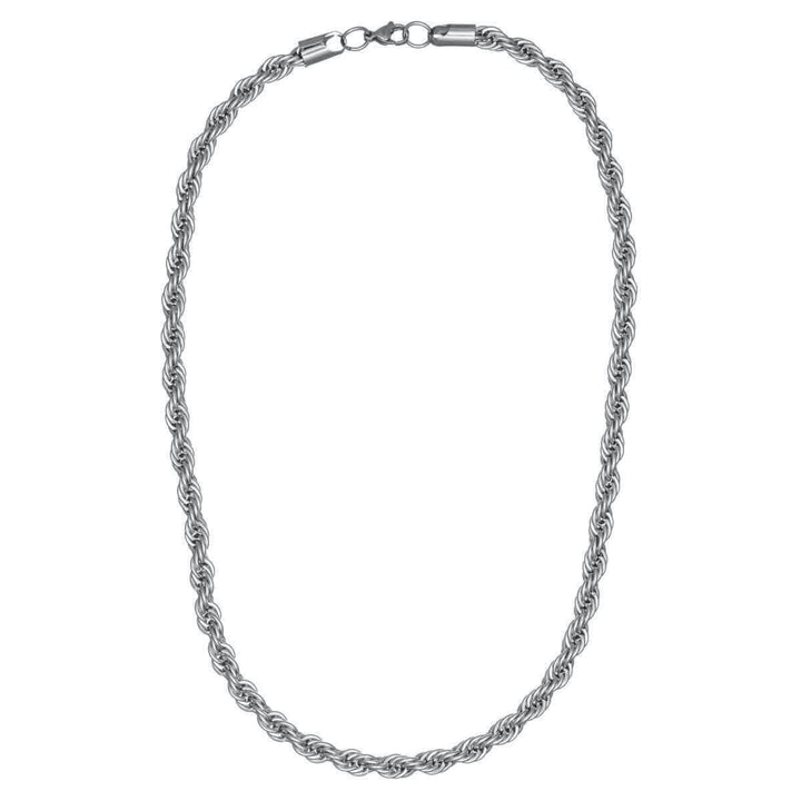 Stål cordelia halsband 8mm 55cm (Stål 316L)