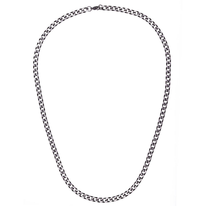 Dark steel armour chain 5mm 55cm (Steel 316L)