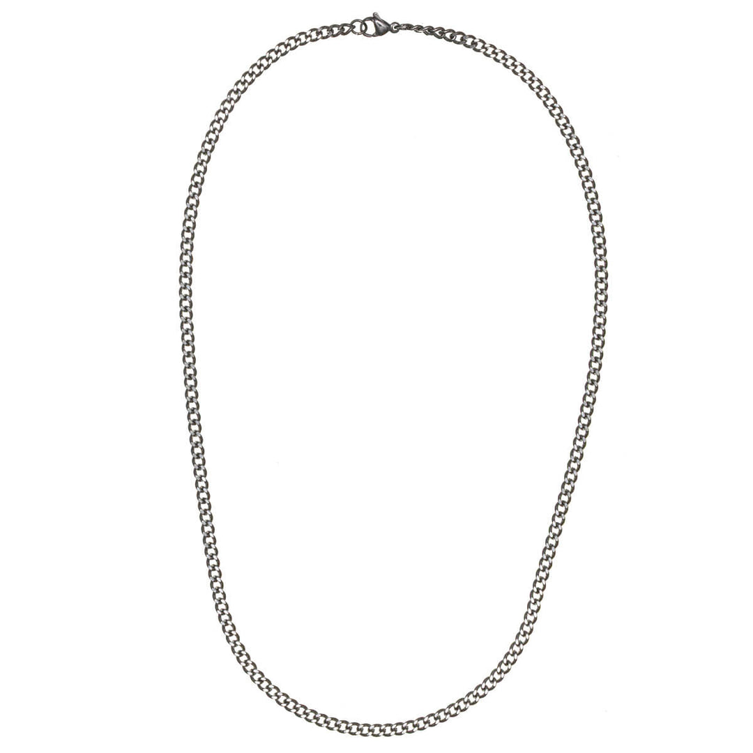 Tunn pansarkedja 3,7 mm 50 cm – kirurgiskt stål (316L)