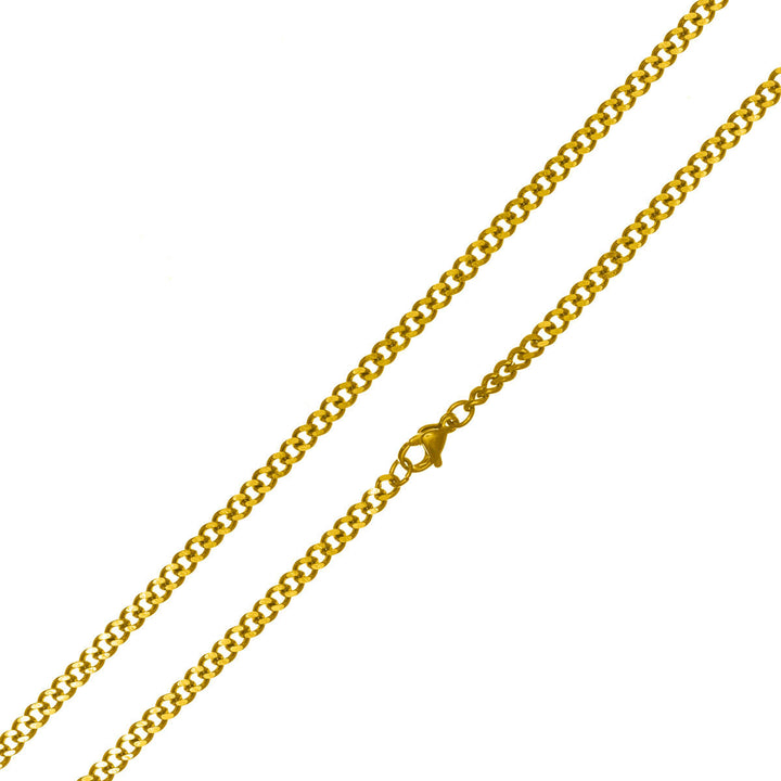 Tunn pansarkedja 3,7 mm 50 cm – kirurgiskt stål (316L)