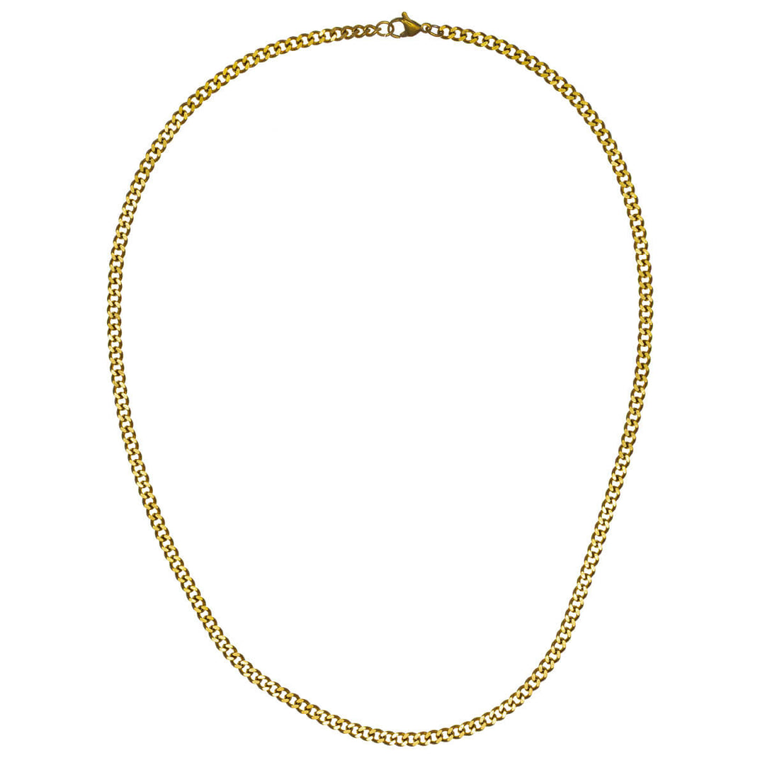 Tunn pansarkedja 3,7 mm 50 cm – kirurgiskt stål (316L)