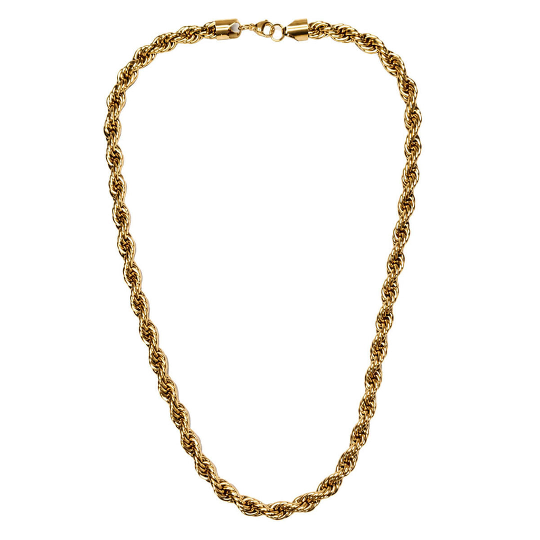 Cordell-halsband för män, 1 cm, 80 cm (316L-stål)