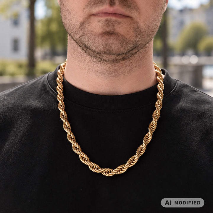 Cordell-halsband 10 mm, 60 cm (stål 316L)