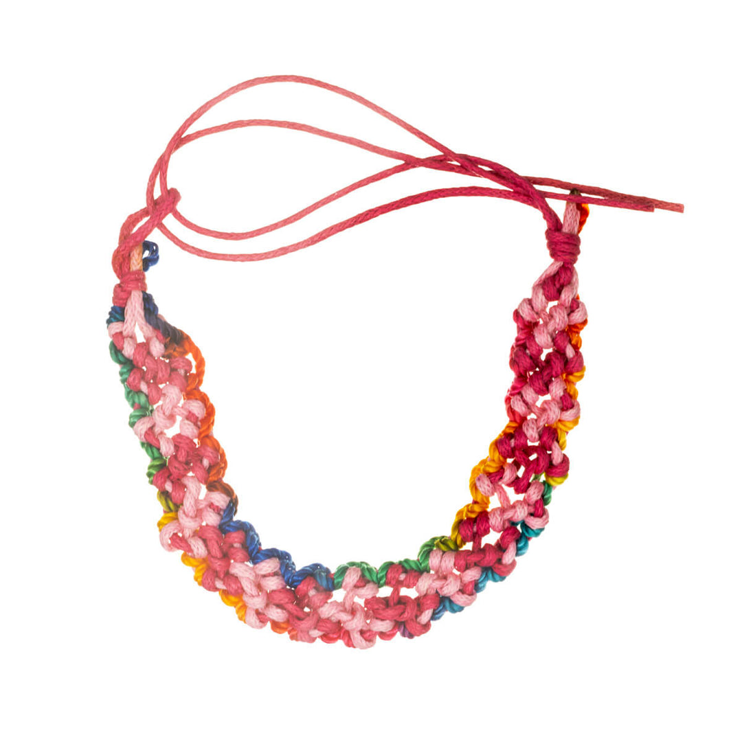 Multicoloured knot bracelets 2pcs