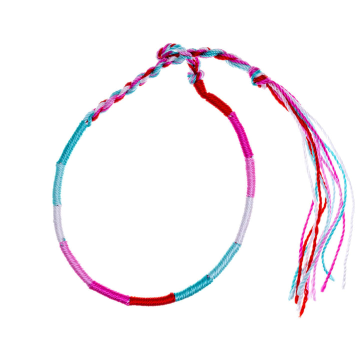 Colourful knot bracelets 2pcs