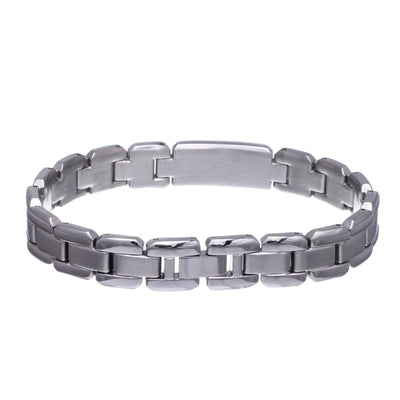 Steel plate bracelet 20cm (Steel 316L)