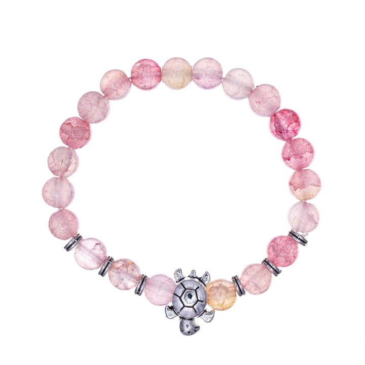 Colourful pearl bracelet turtle jewellery