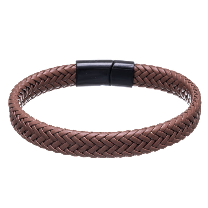 Massivt flätat armband 21cm