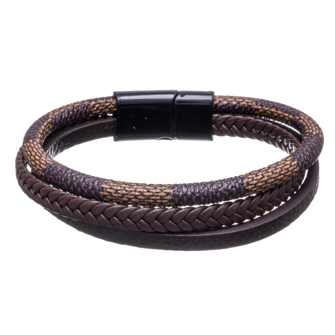 Tre rader armband 21cm