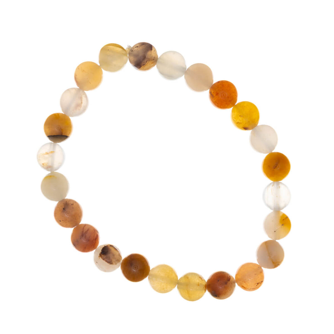 Stenpärla armband flexibel 8mm