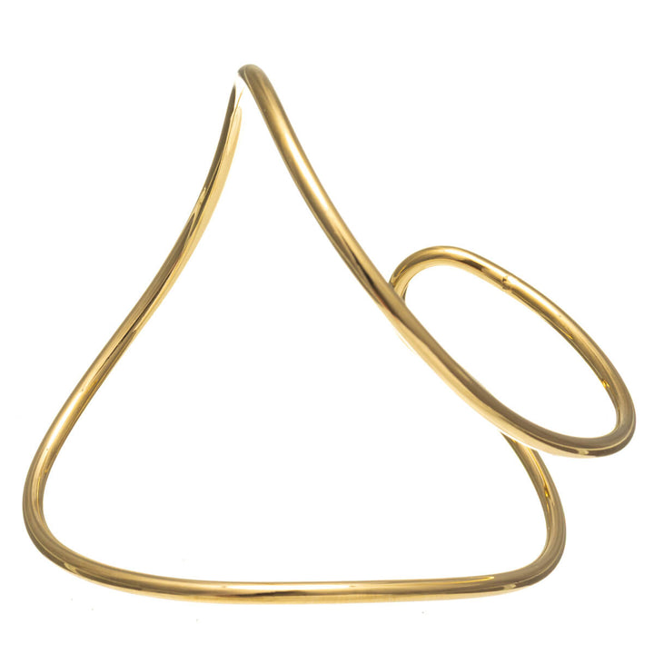 Steel shaped bicep bracelet / bracelet (Steel 316L)