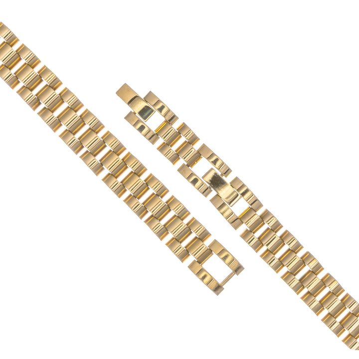 Presidentarmband i stål 1cm (stål 316L)