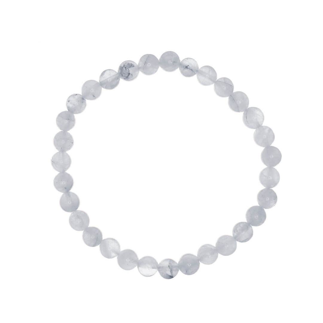 Stenpärla armband flexibel 6mm