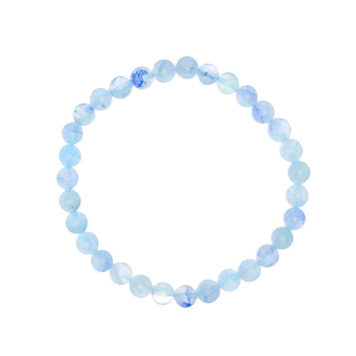 Stenpärla armband flexibel 6mm