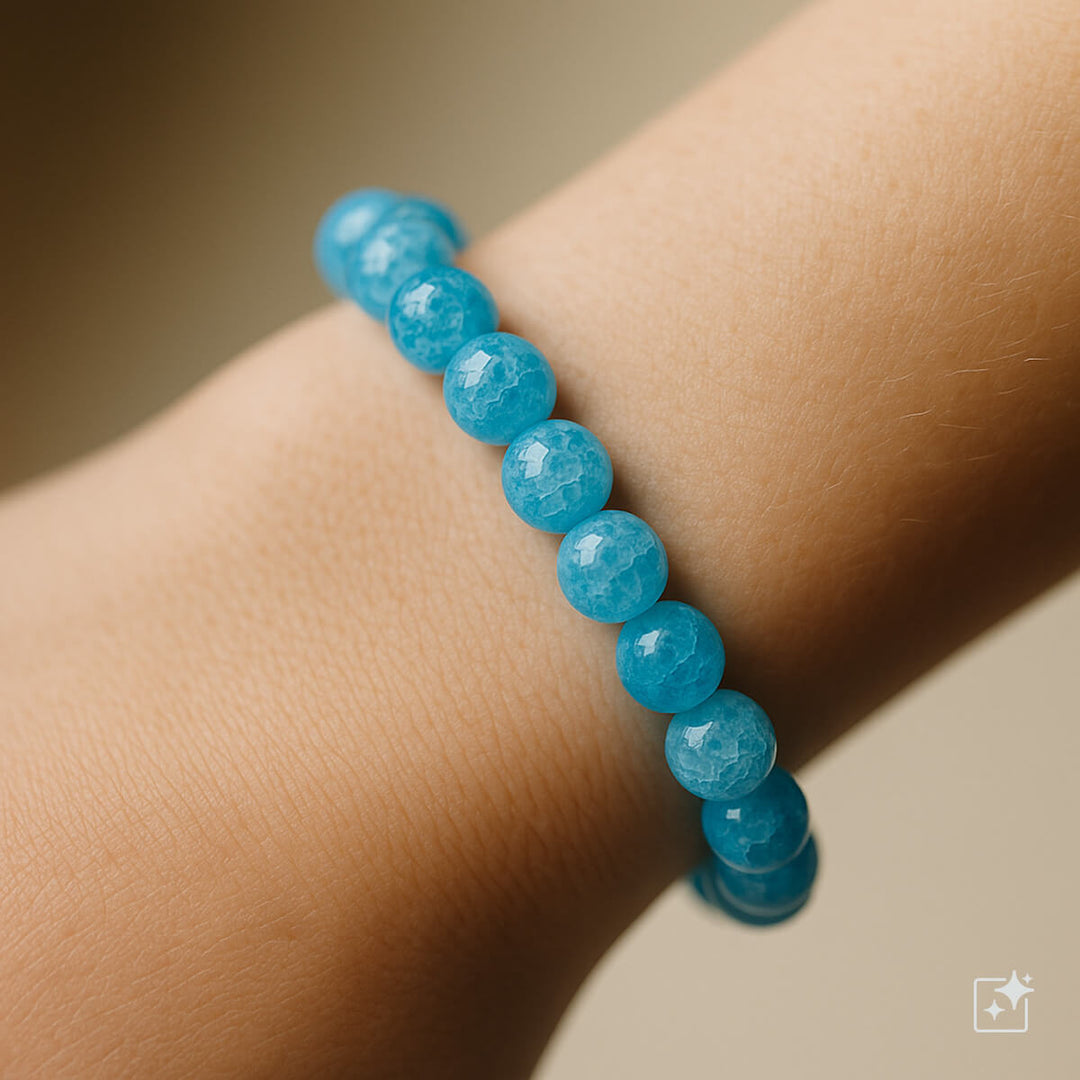 Stenpärla armband flexibel 8mm