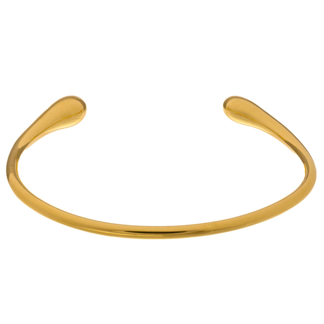 Smalt öppet armband i stål (stål 316L)