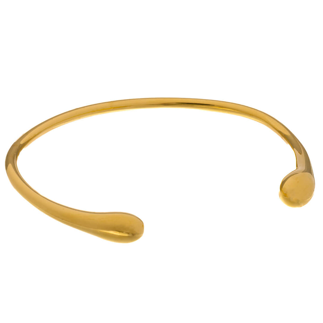 Smalt öppet armband i stål (stål 316L)