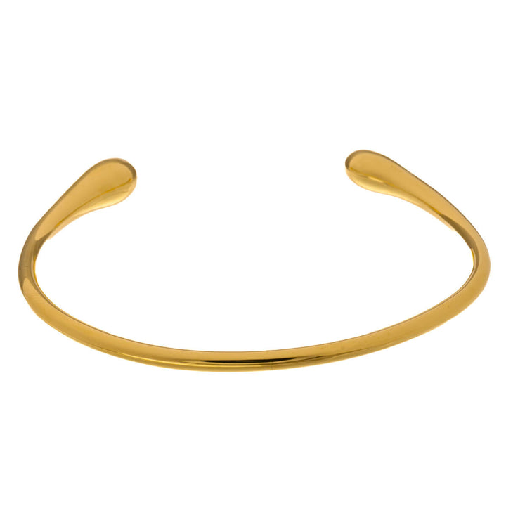 Smalt öppet armband i stål (stål 316L)