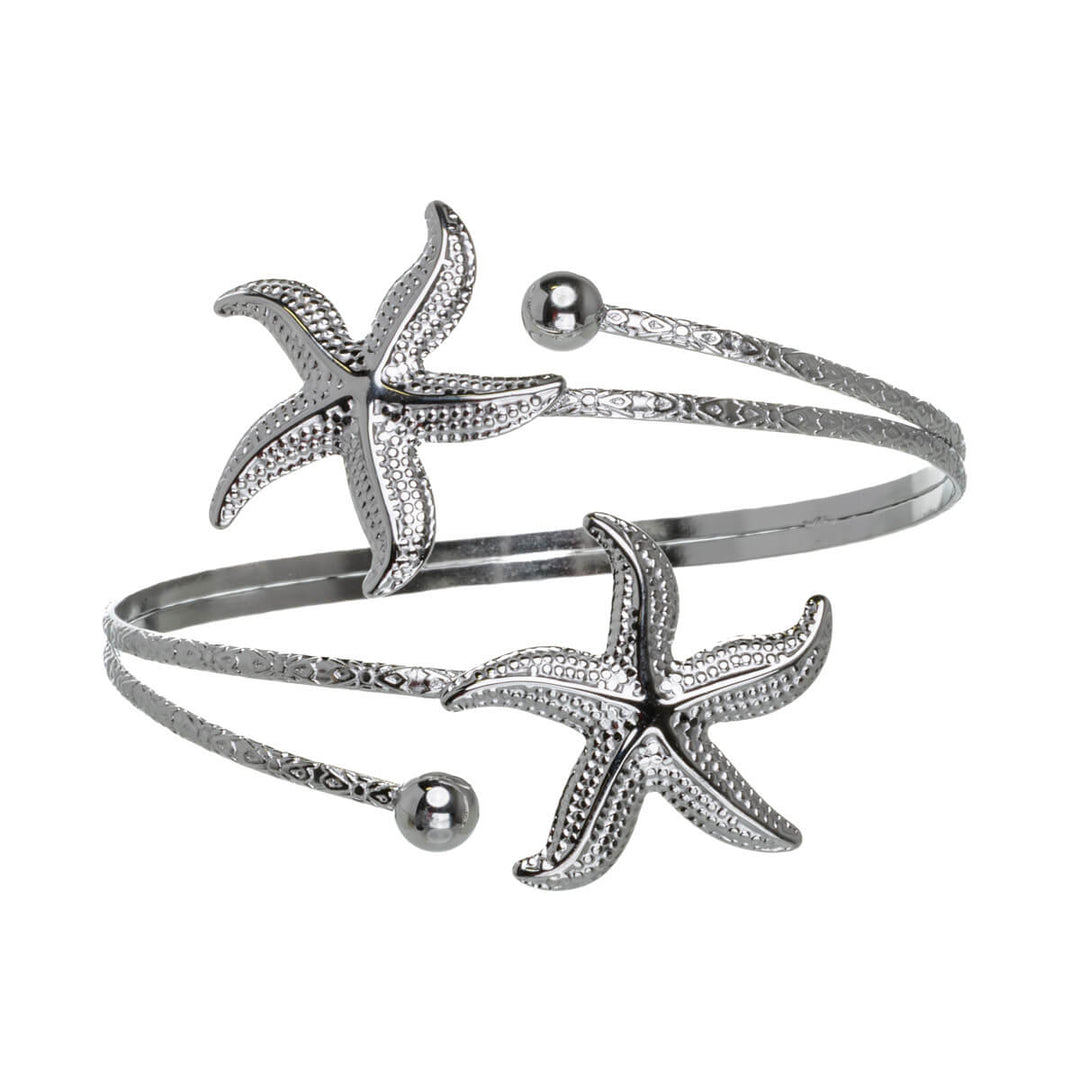Adjustable steel starfish bracelet (316L stainless steel)