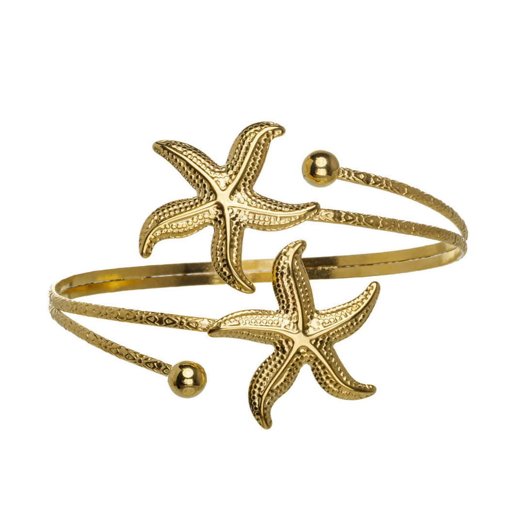 Adjustable steel starfish bracelet (316L stainless steel)