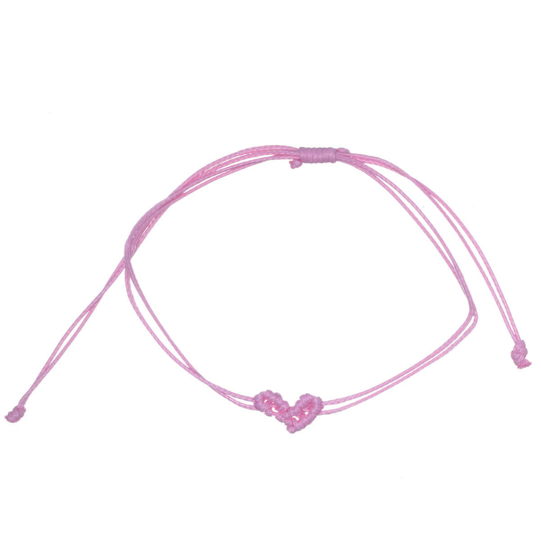 Justerbart hjärtformat armband
