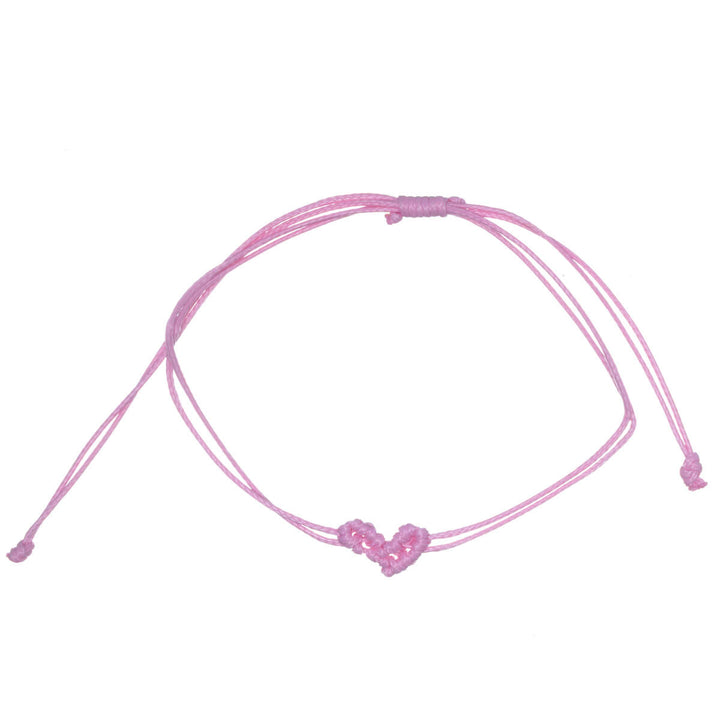 Justerbart hjärtformat armband