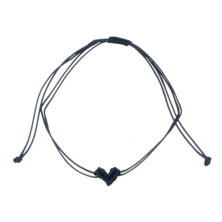 Justerbart hjärtformat armband