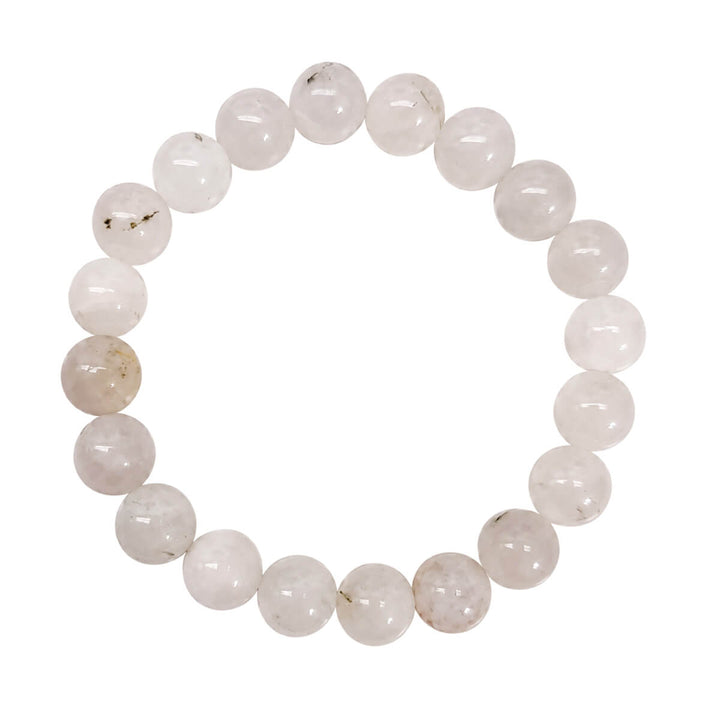 Elastiskt armband med stenpärlor, 10 mm