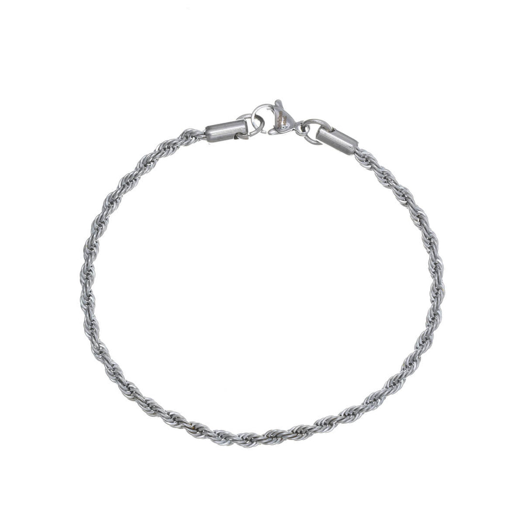 Cordell-armband 3mm 19cm (Stål 316L)