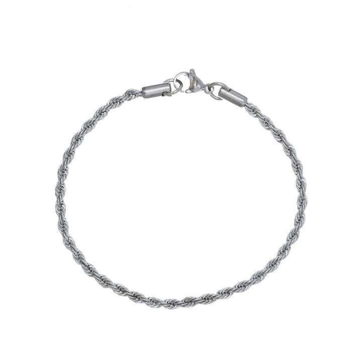 Cordell-armband 3mm 19cm (Stål 316L)